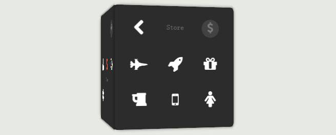 jQuery+CSS3 3D立方体旋转图标菜单代码插图