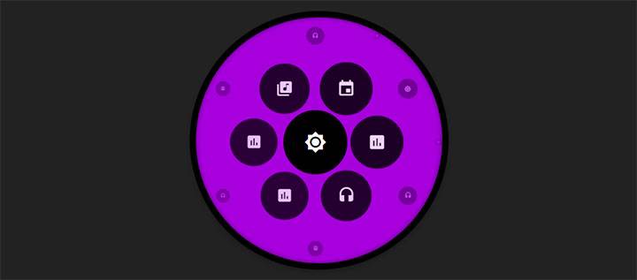jQuery+CSS3可拖拽气泡圆形图标菜单特效插图