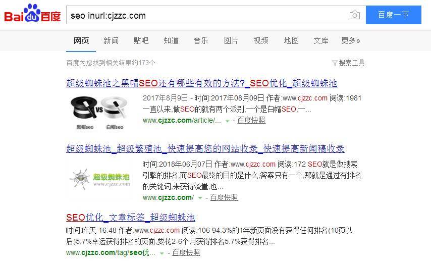 搜索指令inurl，inanchor，intitle是什么？_蜘蛛技巧_超级蜘-蛛-池插图2
