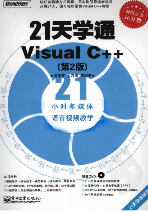 21天学通Visual C++（第2版） （谢贤芬） 高清PDF_NET教程插图