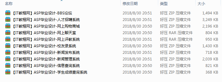 ASP开发的毕业设计源码汇总_NET教程插图
