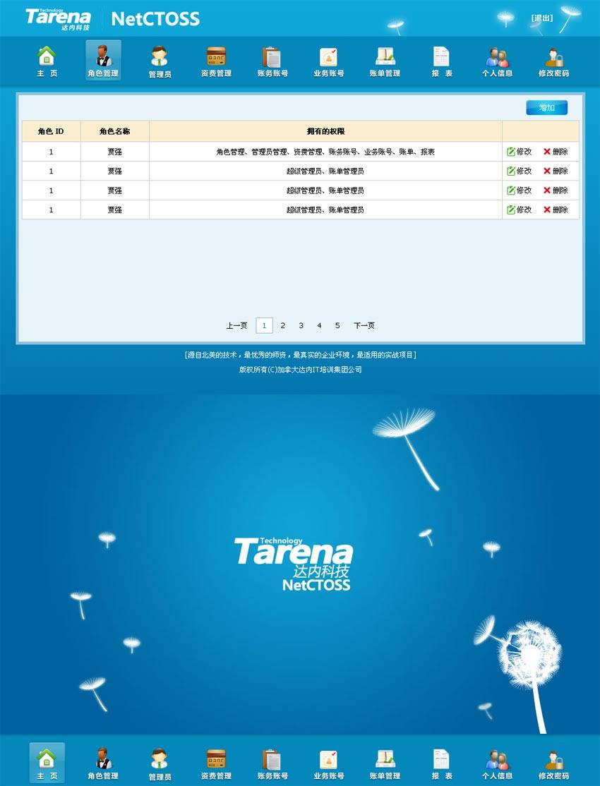 蓝色的达内科技cms后台管理系统模板html源码下载_网站后台模板插图