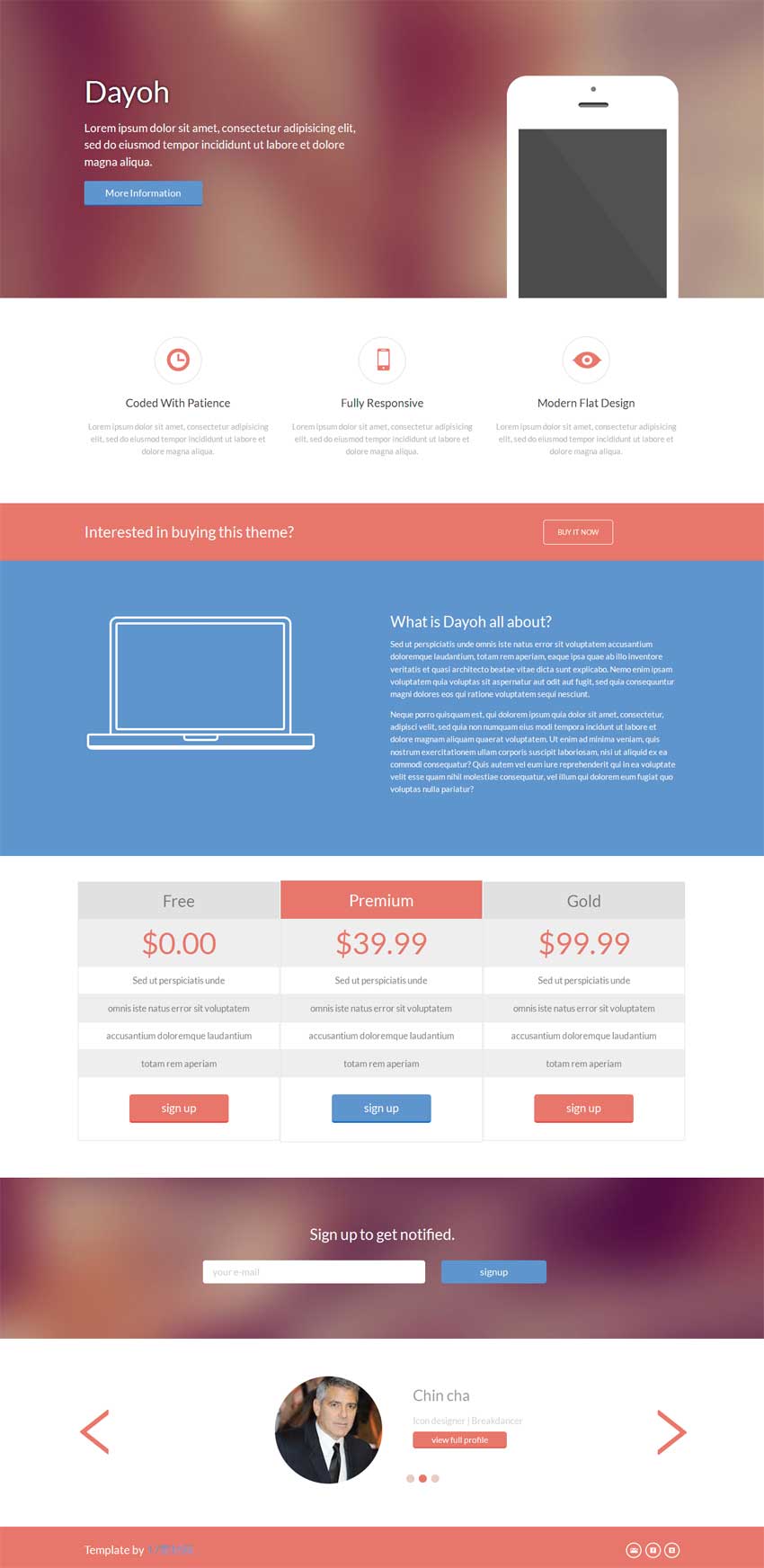 简单的手机app专题介绍bootstrap单页模板_html单页模板插图