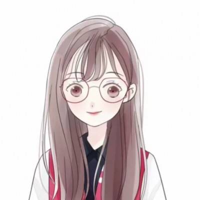 抖音简笔画女生头像呆萌可爱 我只是喜欢你哪有什么目的_QQ头像插图2