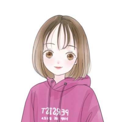 抖音简笔画女生头像呆萌可爱 我只是喜欢你哪有什么目的_QQ头像插图3
