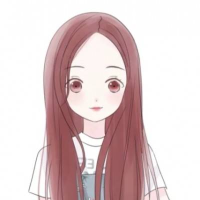 抖音简笔画女生头像呆萌可爱 我只是喜欢你哪有什么目的_QQ头像插图6