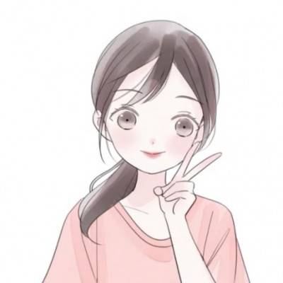 抖音简笔画女生头像呆萌可爱 我只是喜欢你哪有什么目的_QQ头像插图8
