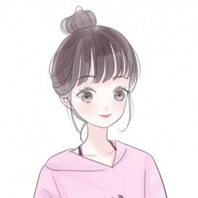 抖音简笔画女生头像呆萌可爱 我只是喜欢你哪有什么目的_QQ头像插图11