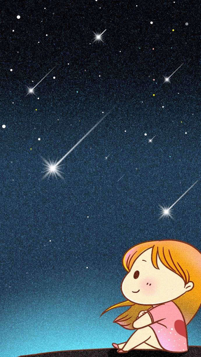 卡通情侣手机壁纸一男一女分开的 好看的情侣手机壁纸一对_QQ皮肤插图6