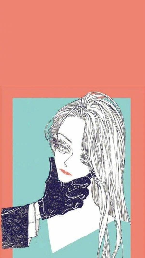 个性情侣手机壁纸一人一张 好看的情侣手机壁纸一对_QQ皮肤插图1