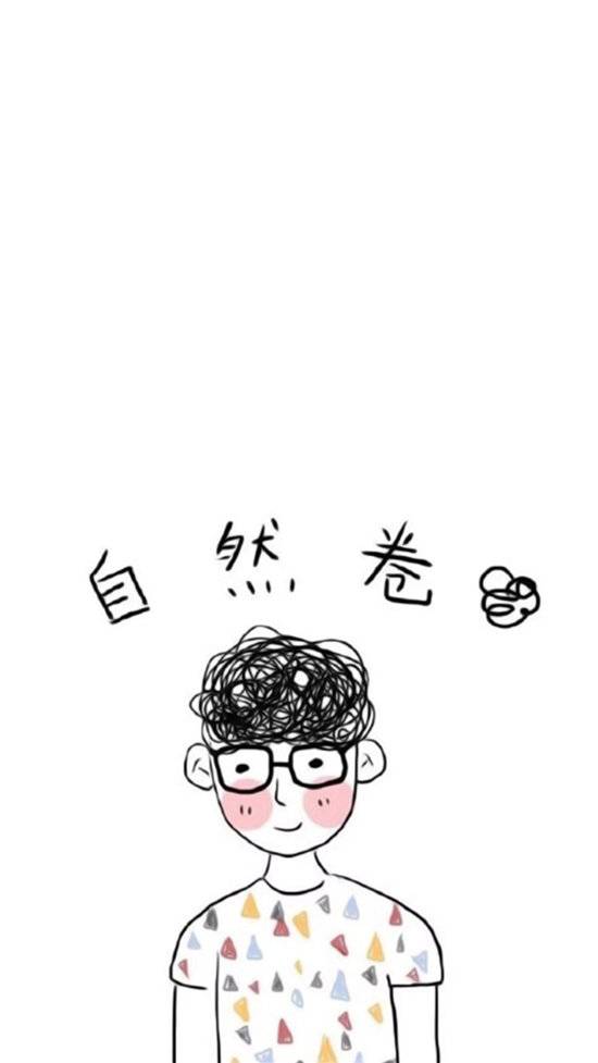可爱卡通手机壁纸情侣一对 好看的情侣手机壁纸一人一张_QQ皮肤插图6