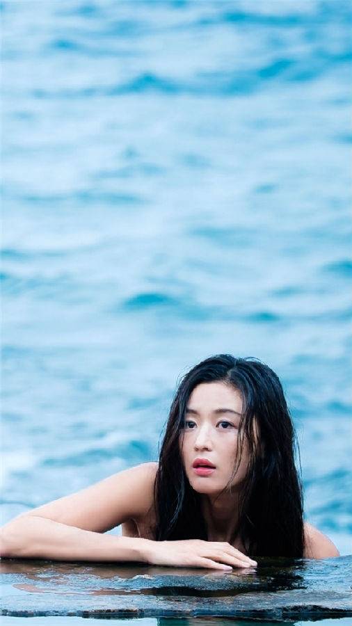 蓝色的举重鬼怪情侣皮肤图片大全 韩剧三部曲情侣皮肤_QQ皮肤插图6