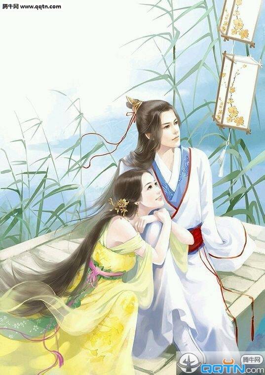 唯美古风情侣图片素材 明明就应该和你亲吻在风里_QQ皮肤插图2