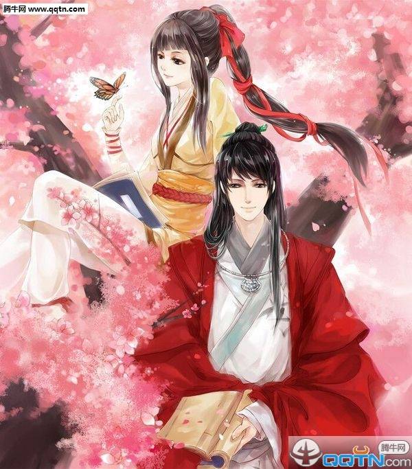 唯美古风情侣图片素材 明明就应该和你亲吻在风里_QQ皮肤插图11
