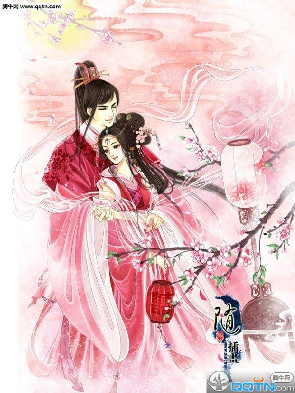 唯美古风情侣图片素材 明明就应该和你亲吻在风里_QQ皮肤插图4