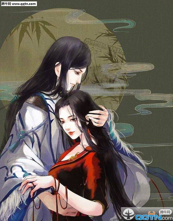 唯美古风情侣图片素材 明明就应该和你亲吻在风里_QQ皮肤插图8