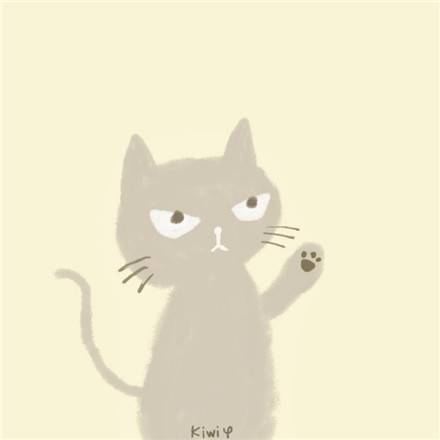 卡通手绘猫咪情侣皮肤一对 手绘猫咪一对情侣皮肤_QQ皮肤插图7