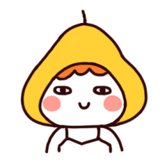 鸭梨妹微信专属动态表情图片 可爱的鸭梨妹微信表情_QQ表情插图1