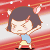 猫公主QQ表情 邪恶少女搞笑QQ表情_QQ表情插图2