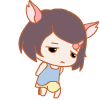 猫公主QQ表情 邪恶少女搞笑QQ表情_QQ表情插图17