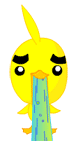 蛋黄鸭QQ表情 卡通搞笑QQ表情_QQ表情插图4