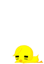 蛋黄鸭QQ表情 卡通搞笑QQ表情_QQ表情插图19