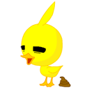 蛋黄鸭QQ表情 卡通搞笑QQ表情_QQ表情插图12