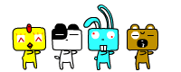 方块仔QQ表情 创意搞笑QQ表情_QQ表情插图14