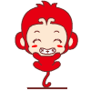 momoking猴子QQ表情 卡通搞笑QQ表情_QQ表情插图18