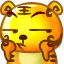 波波虎QQ表情 卡通搞笑老虎QQ表情_QQ表情插图14