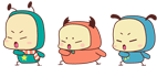 虫虫三人行QQ表情 搞笑卡通QQ表情_QQ表情插图5