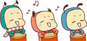 虫虫三人行QQ表情 搞笑卡通QQ表情_QQ表情插图2