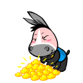 憨憨驴搞笑QQ表情 卡通动画qq表情集合_QQ表情插图11