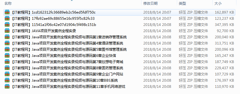 Java项目开发案例全程实录视频与源码（12集）插图