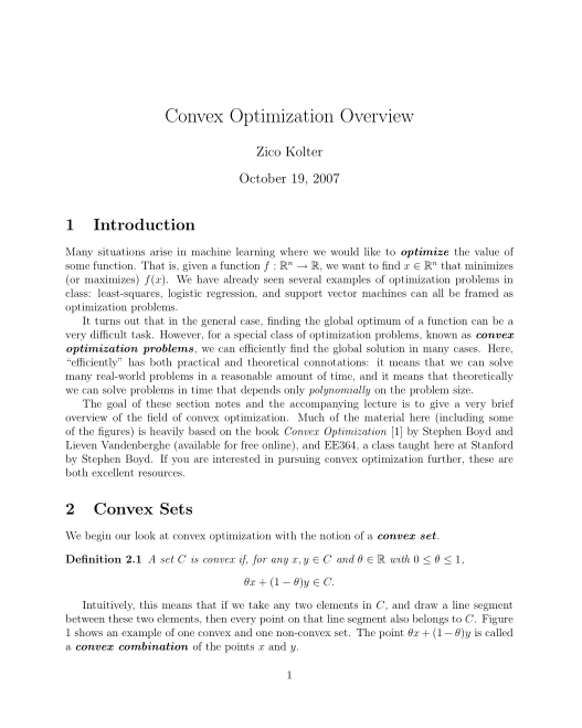 斯坦福大学机器学习课程原始讲义 英文pdf_Python教程插图