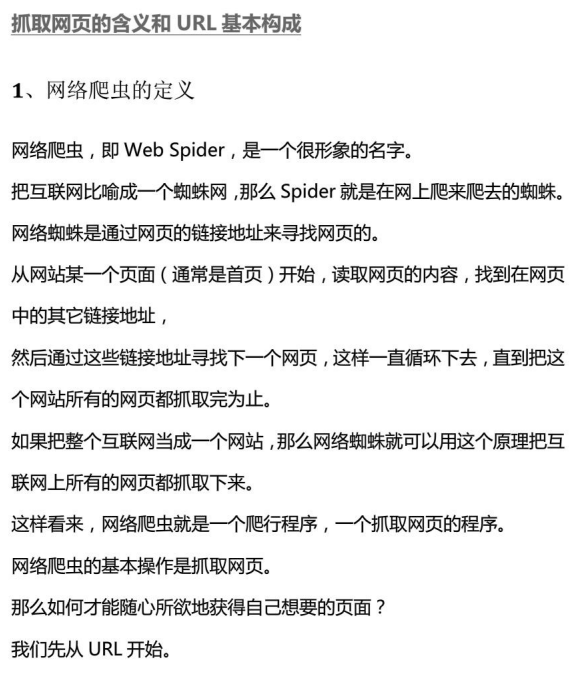 python网络爬虫（抓取网页的含义和URL基本构成） 中文PDF_Python教程插图
