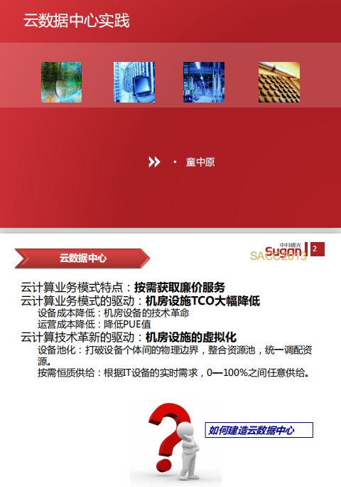 云数据中心实践——童中原：曙光高级产品经理插图