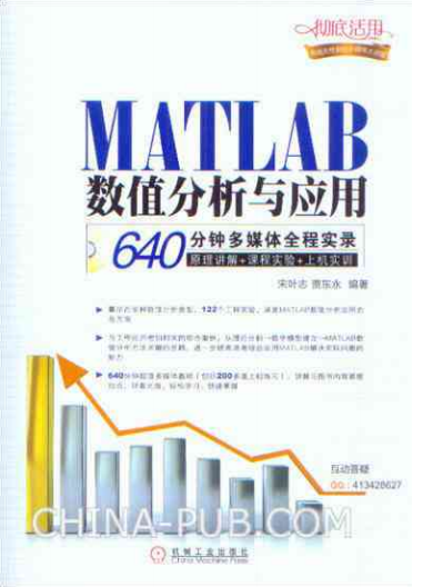 MATLAB数值分析与应用 （宋叶志 贾东永） 中文插图