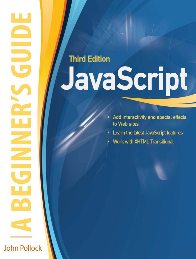 javascript 新手指南 第三版pdf_前端开发教程插图