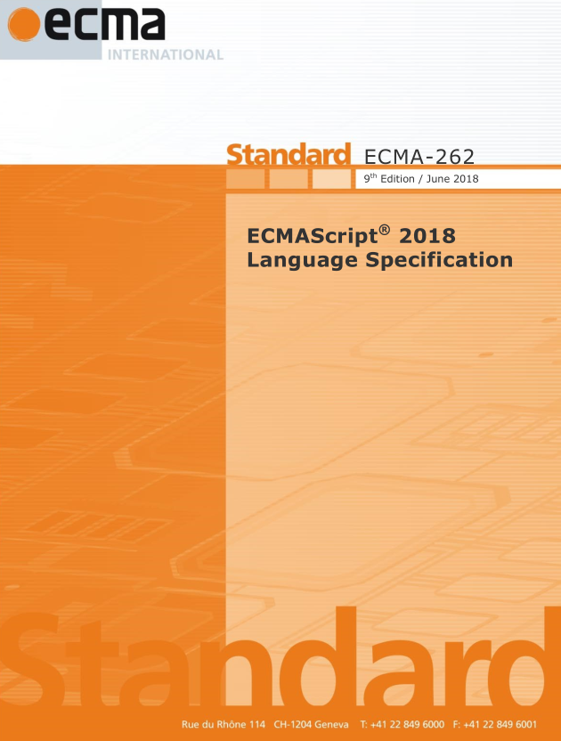 ECMAsc ript2018规范_前端开发教程插图