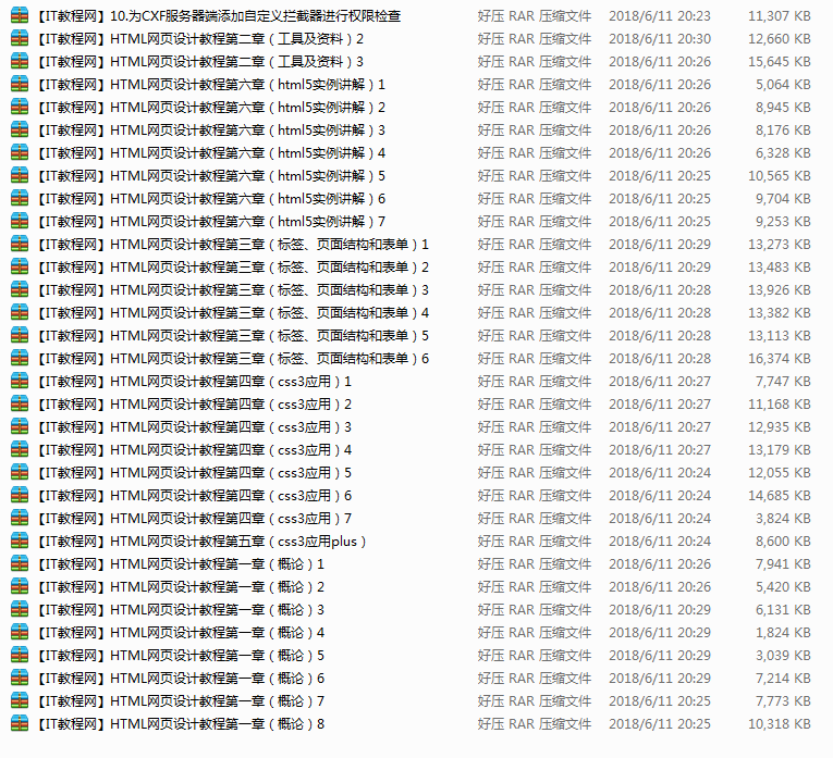 HTML 网页设计新手入门教程（共32课时）_前端开发教程插图