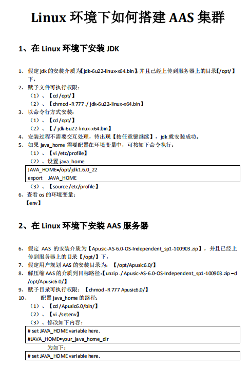 Linux环境下如何搭建AAS集群 中文PDF_操作系统教程插图