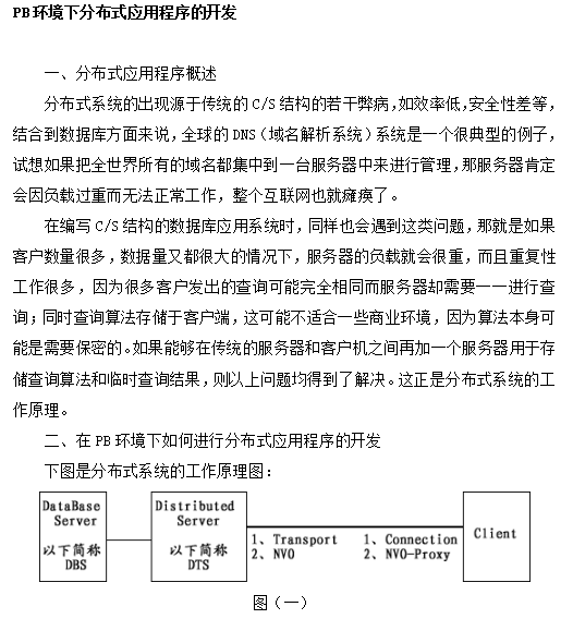 PB环境下分布式应用程序的开发 中文_操作系统教程插图
