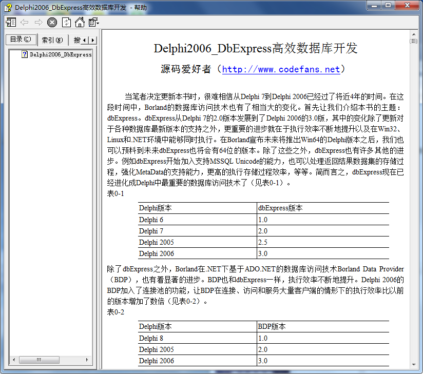 Delphi2006—DbExpress高效数据库开发 chm格式_数据库教程插图