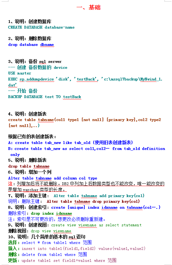经典SQLSERVER语句从基础到提高_数据库教程插图