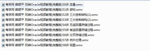 韩顺平 经典玩转Oracle视频课程_数据库教程插图