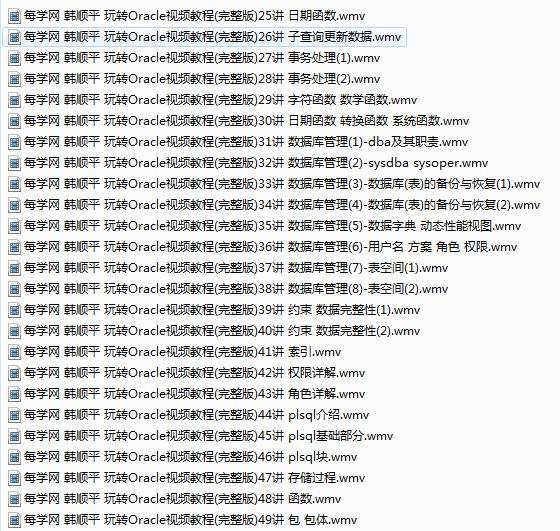 韩顺平 经典玩转Oracle视频课程_数据库教程插图1
