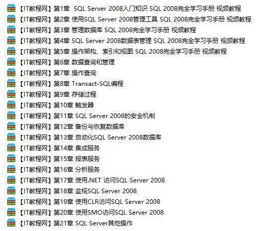 sql 2008 视频教程数据库从入门到精通自学视频教程_数据库教程插图