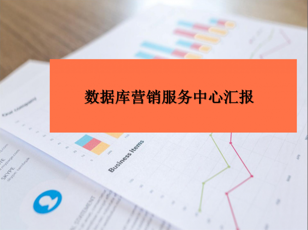 数据库营销服务中心商务汇报PPT模板插图