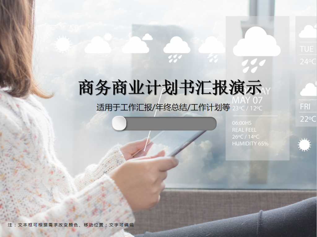 商务商业计划书汇报演示PPT模板插图